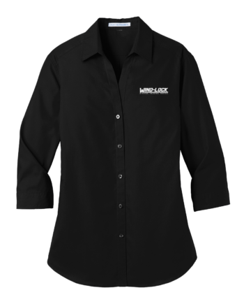 Port Authority® Ladies’ 3/4-Sleeve Carefree Poplin Shirt