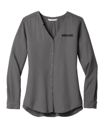 Port Authority® Ladies’ Long Sleeve Button-Front Blouse