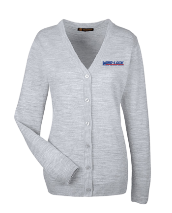Harriton Ladies’ Pilbloc™ V-Neck Button Cardigan Sweater